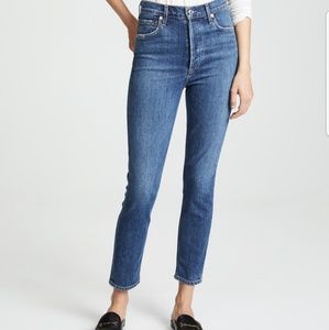 Agolde High Rise Slim Fit Jean